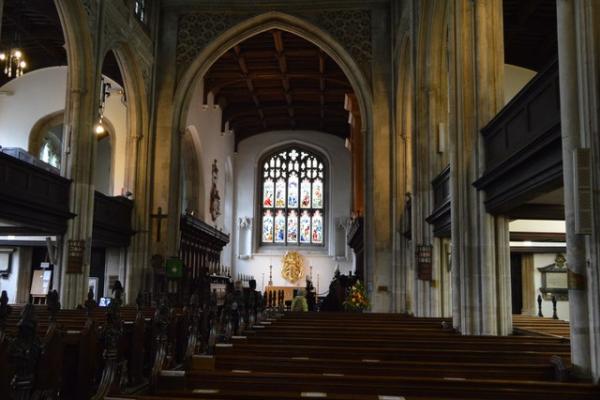 Cambridge, St.Mary the Great Interior