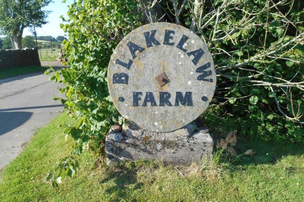 Linton, Blakelaw Farm, Name Plaque