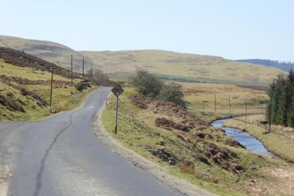 Roberton, Borthwick Water and Road to Craik