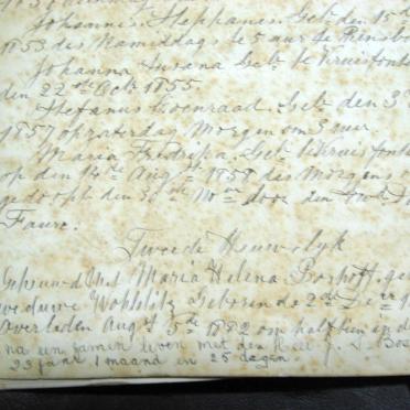 BOSHOFF Jacobus Nicolaas 1784-1844 en Aletta Helena JOUBERT, gebore 1788, getroud 1807 BOSHOFF Jacobus Nicolaas 1784-1844 en Aletta Helena JOUBERT, gebore 1788, getroud 1807