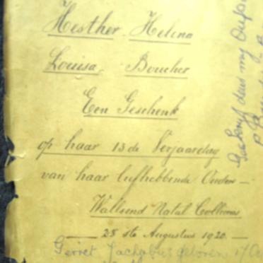 BOUCHER Hester Helena Louisa, gebore 1907 BOUCHER Hester Helena Louisa, gebore 1907